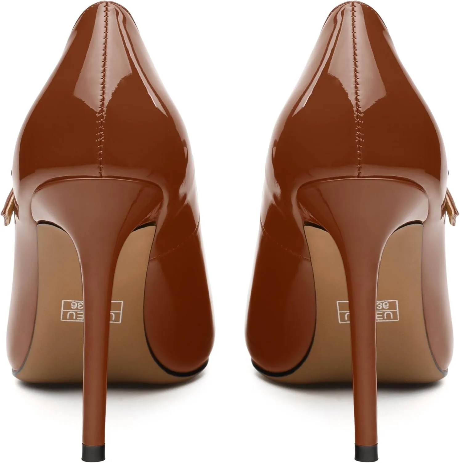 Women's Pumps, Buckle Backstrap High Heels, Pointed Toe Fashion Stiletto Heel Shoes for Wedding Daily Working