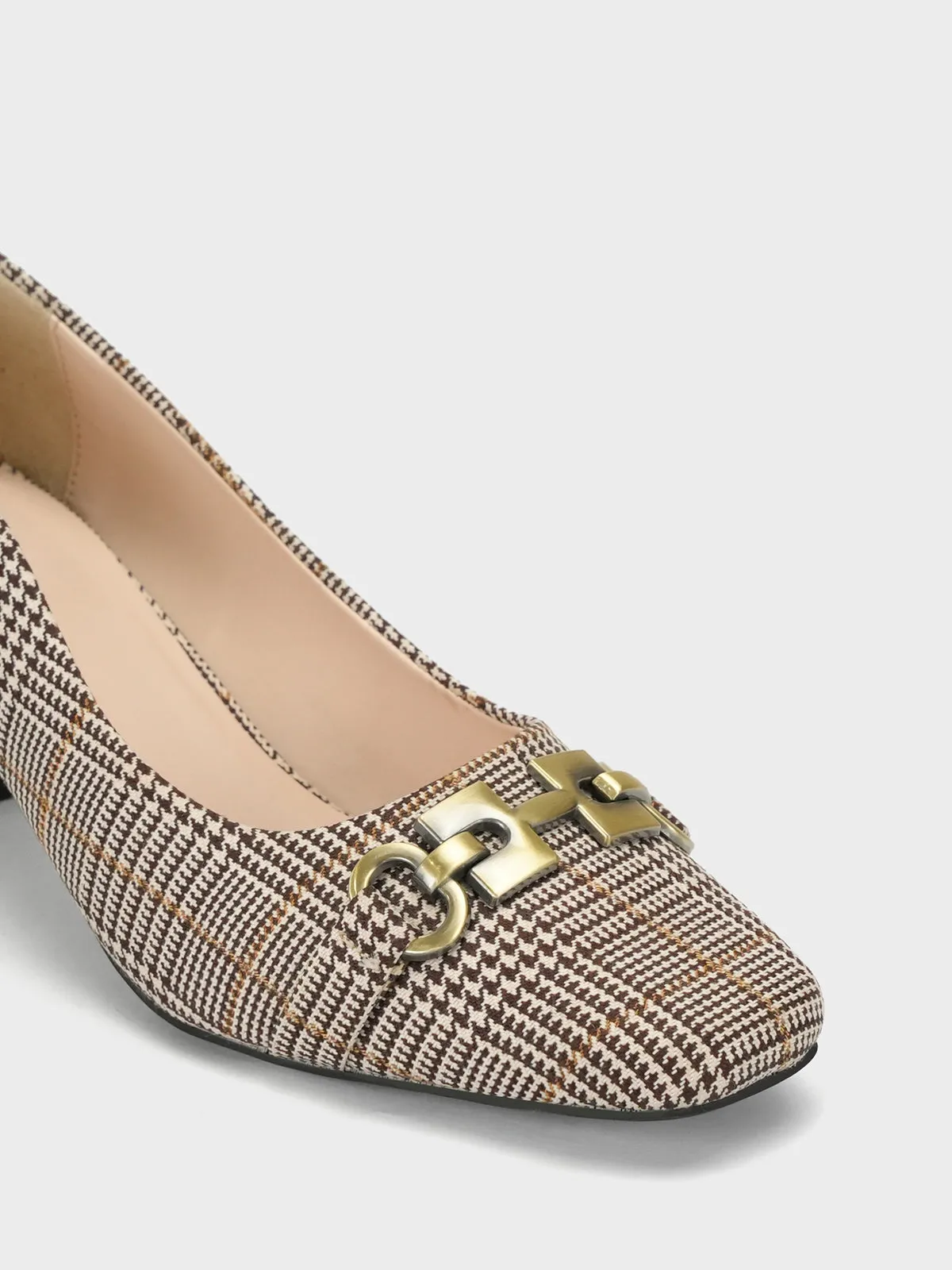 Womens "ANISIM" Block Heel Dress Courts
