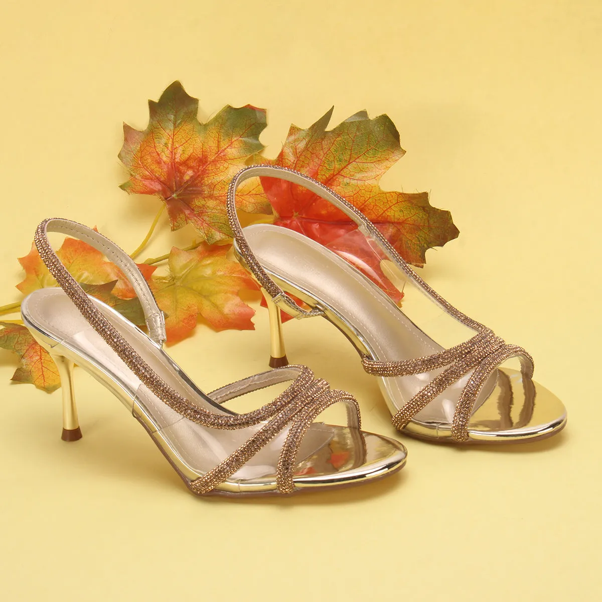 Women's "BIEL" Crystals Decorated Wedding Sandals