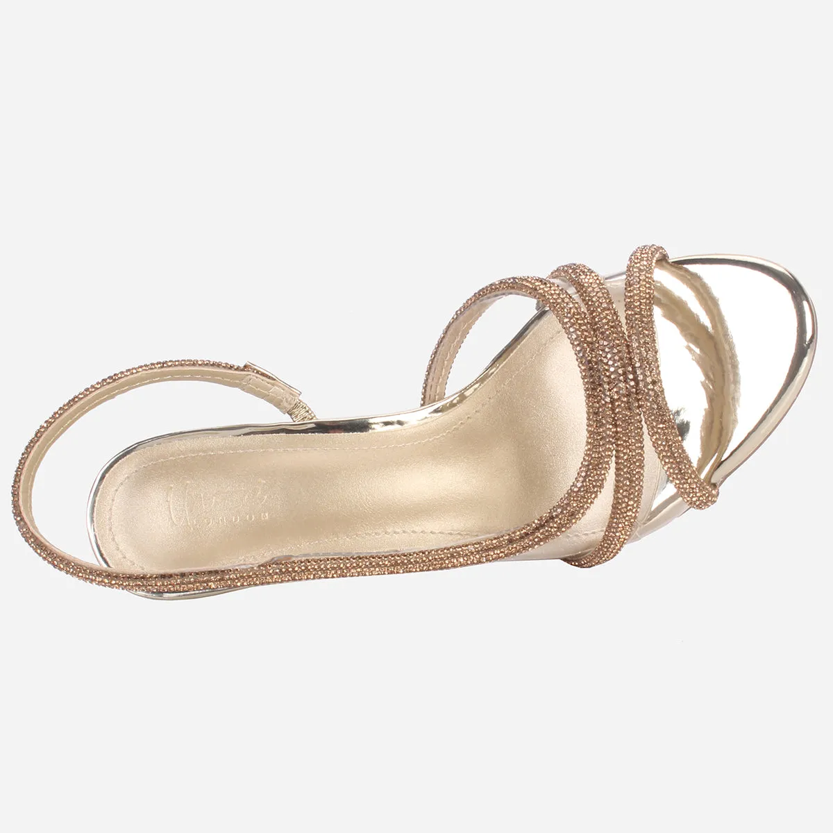 Women's "BIEL" Crystals Decorated Wedding Sandals