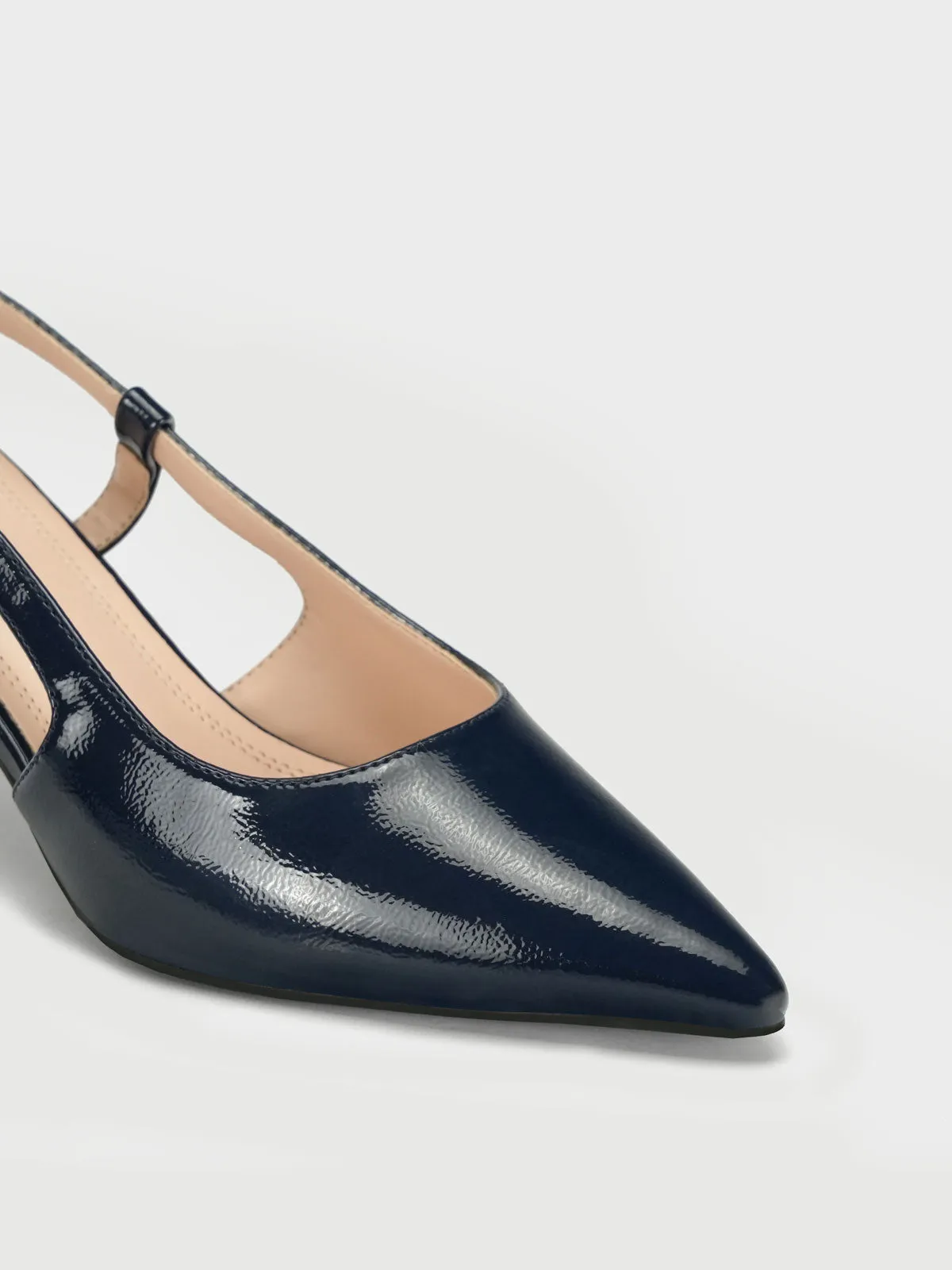 Womens "KOZUE" Pointy Slingback Sandals