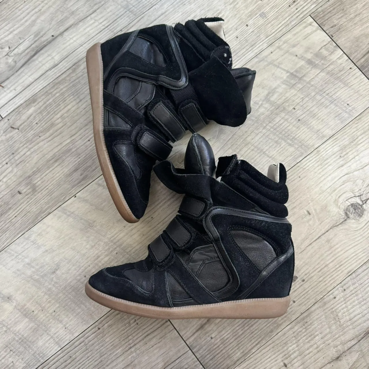 Women's Refined Marant Isabel Black Flexible Trainers