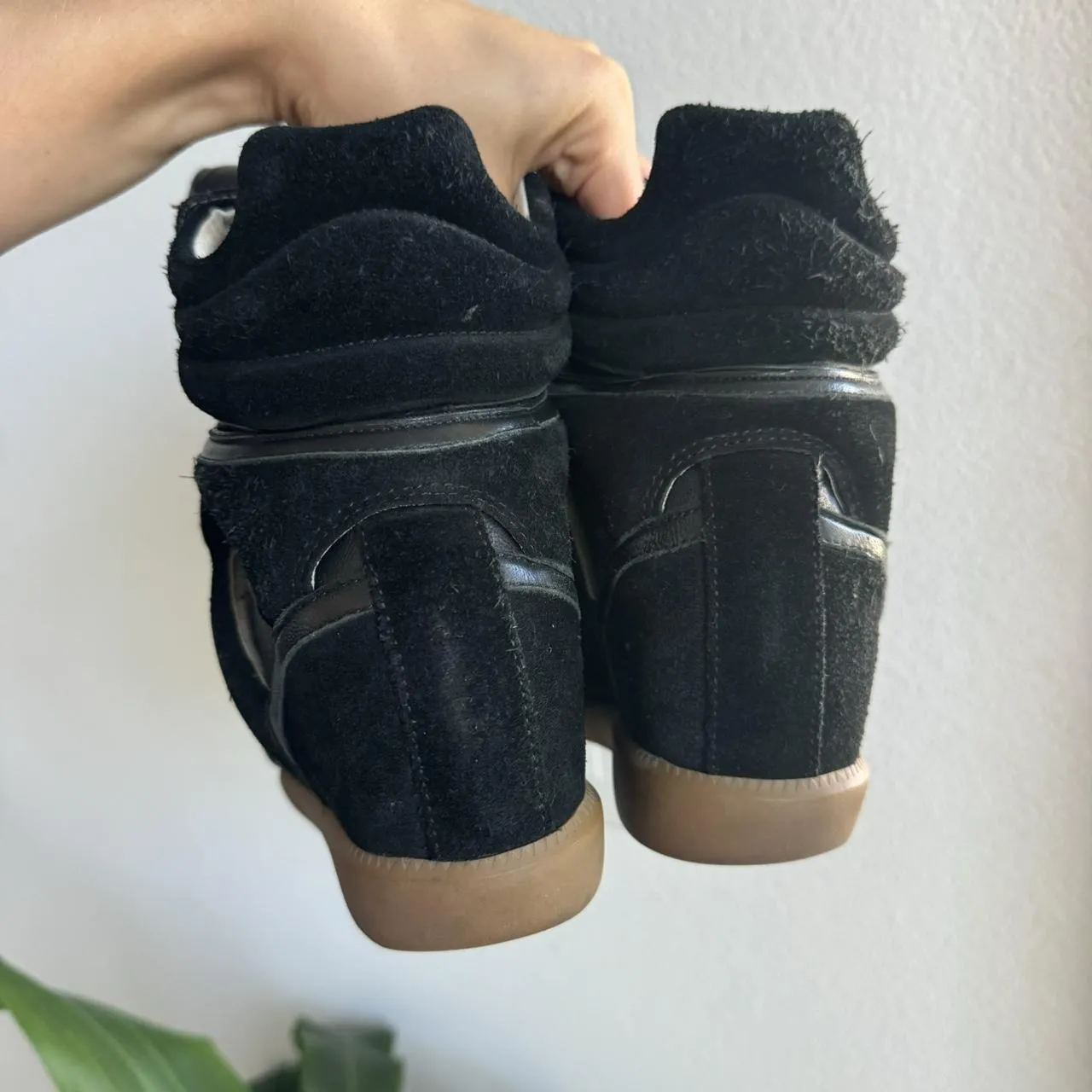 Women's Refined Marant Isabel Black Flexible Trainers