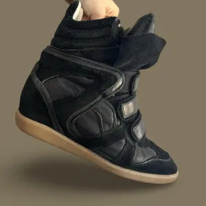 Women's Refined Marant Isabel Black Flexible Trainers