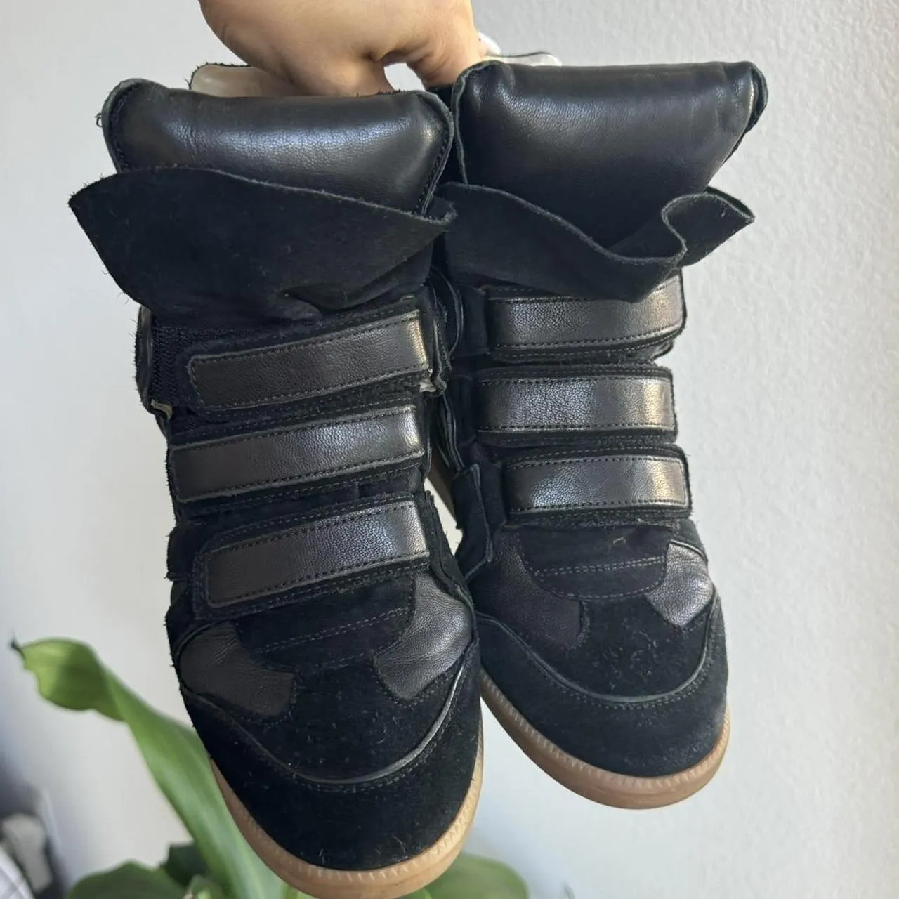 Women's Refined Marant Isabel Black Flexible Trainers