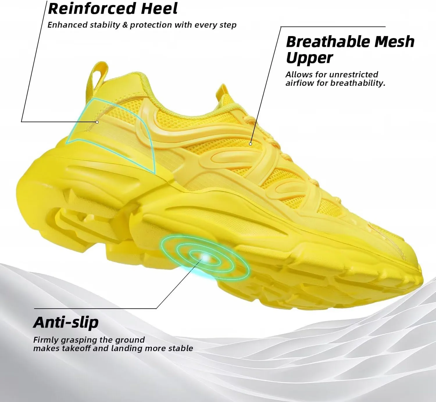 Women's Road-Running-Shoes Slip on Ladies Walking Fashion Athletic Sneakers Work Gym Comfort Lightweight Mesh Soft Sole