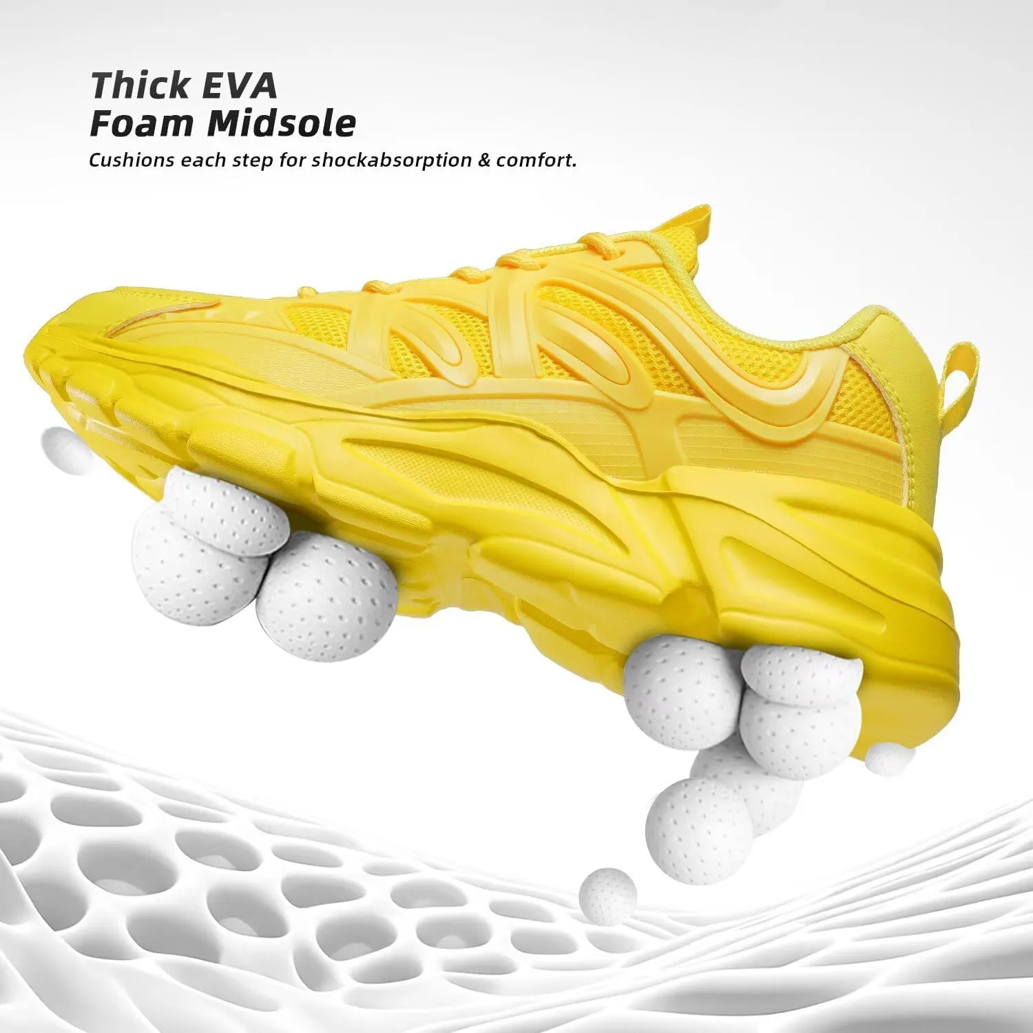 Women's Road-Running-Shoes Slip on Ladies Walking Fashion Athletic Sneakers Work Gym Comfort Lightweight Mesh Soft Sole