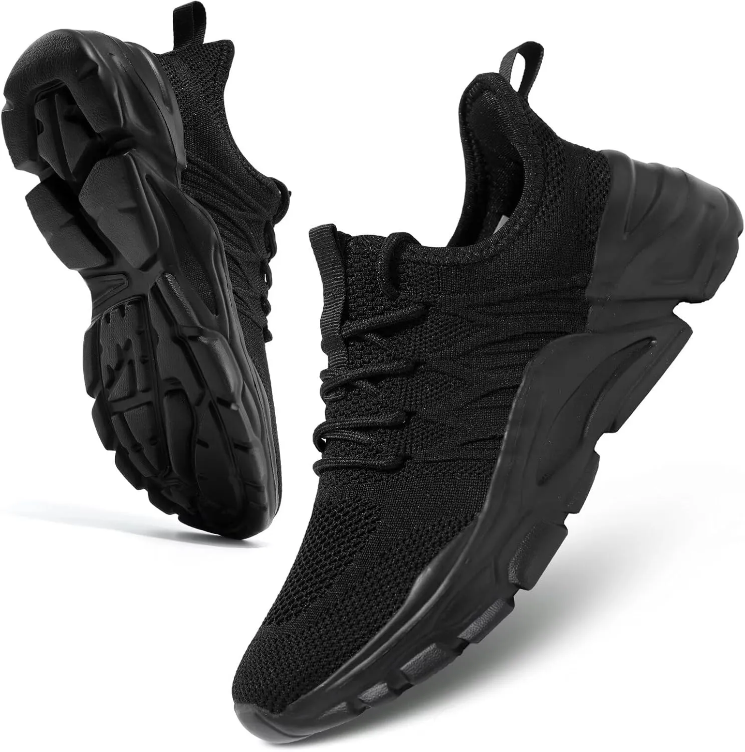 Womens Running Shoes Slip-on Walking Tennis Sneakers Lightweight Breathable Casual Soft Sole Mesh Workout Sports Shoes