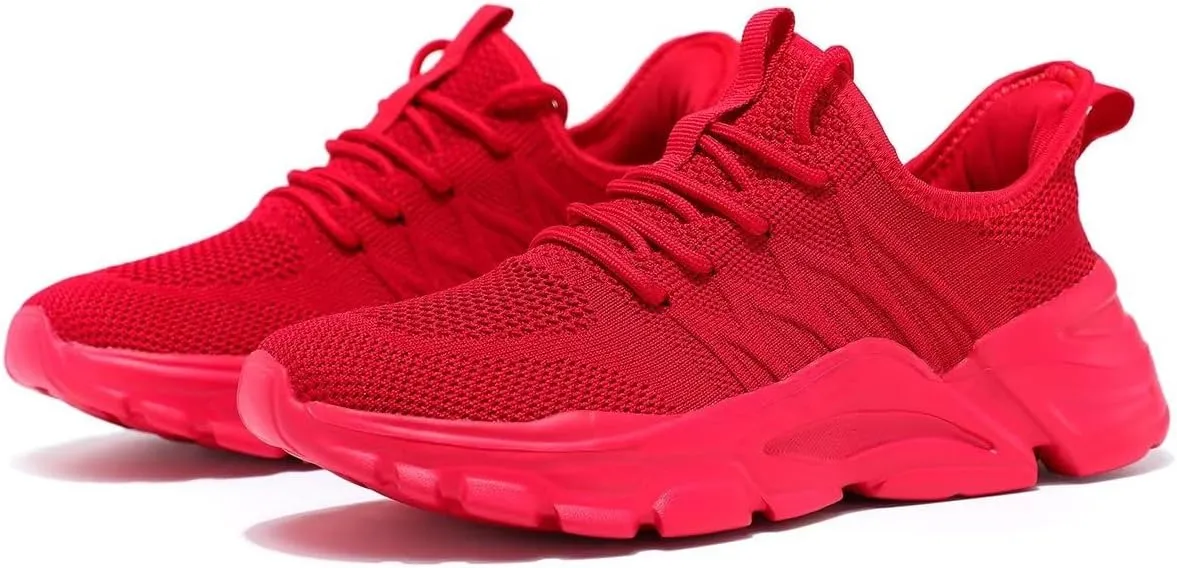 Womens Running Shoes Slip-on Walking Tennis Sneakers Lightweight Breathable Casual Soft Sole Mesh Workout Sports Shoes