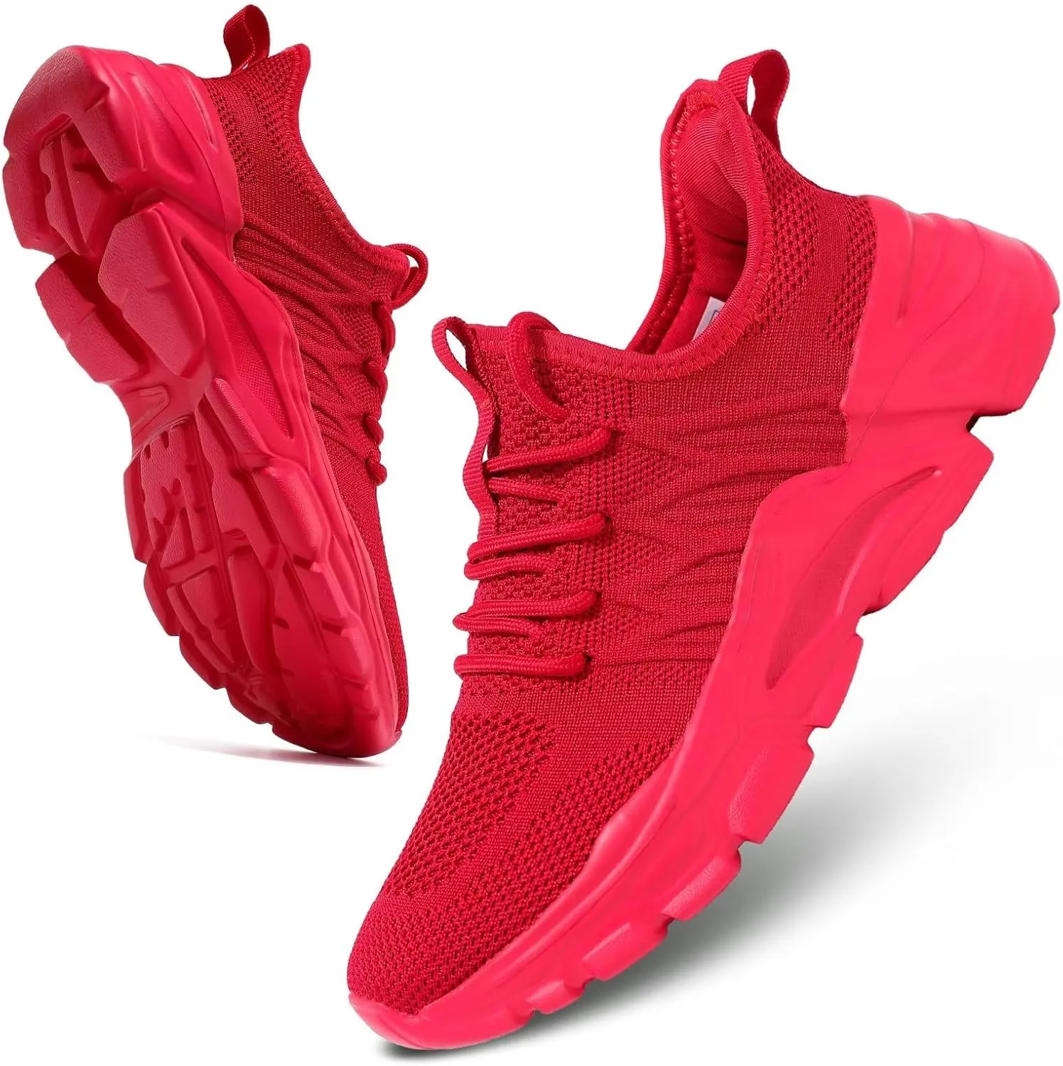 Womens Running Shoes Slip-on Walking Tennis Sneakers Lightweight Breathable Casual Soft Sole Mesh Workout Sports Shoes