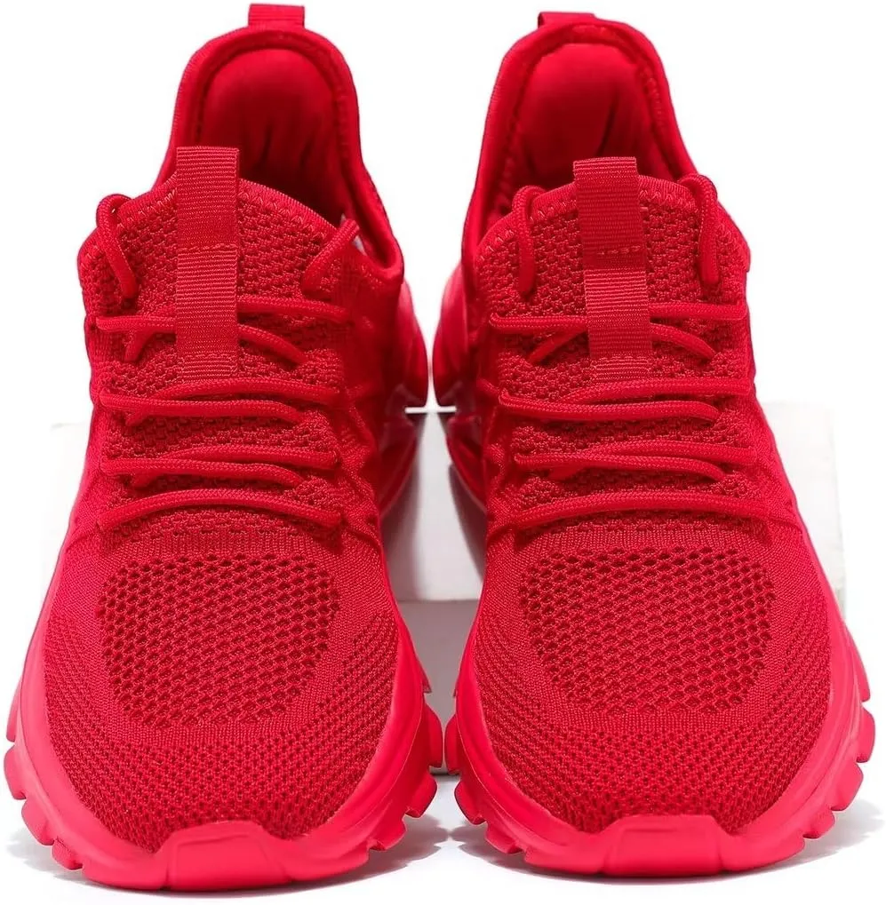 Womens Running Shoes Slip-on Walking Tennis Sneakers Lightweight Breathable Casual Soft Sole Mesh Workout Sports Shoes