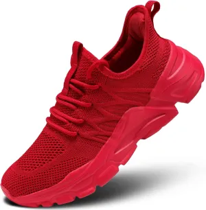 Womens Running Shoes Slip-on Walking Tennis Sneakers Lightweight Breathable Casual Soft Sole Mesh Workout Sports Shoes
