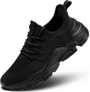 Womens Running Shoes Slip-on Walking Tennis Sneakers Lightweight Breathable Casual Soft Sole Mesh Workout Sports Shoes