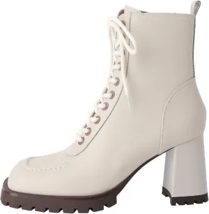 Womens Shoes Women Ankle Boots Autumn Winter Fashion Elegant Office Dress Party Dress Thick High Heels Shoes Woman