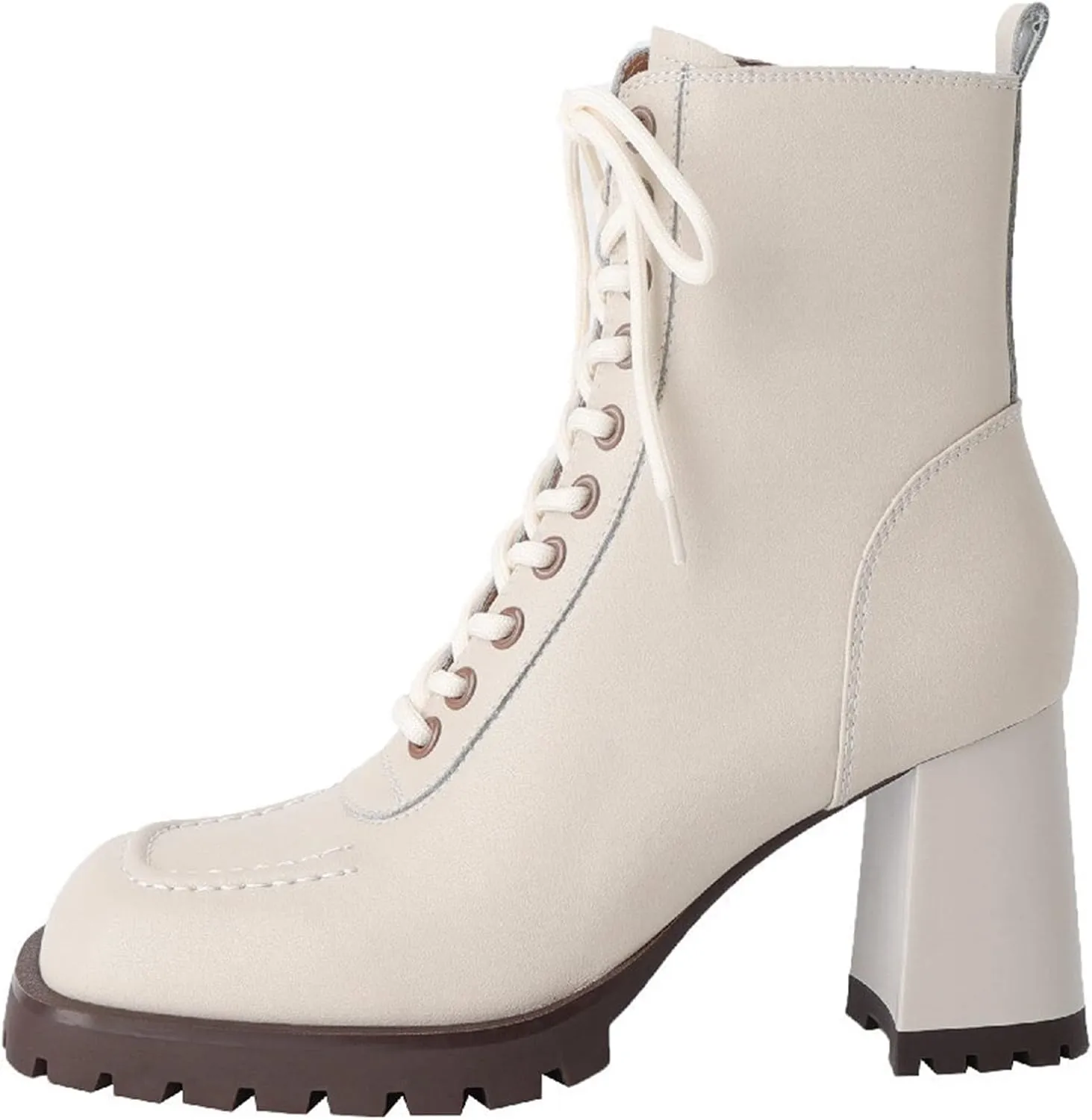 Womens Shoes Women Ankle Boots Autumn Winter Fashion Elegant Office Dress Party Dress Thick High Heels Shoes Woman