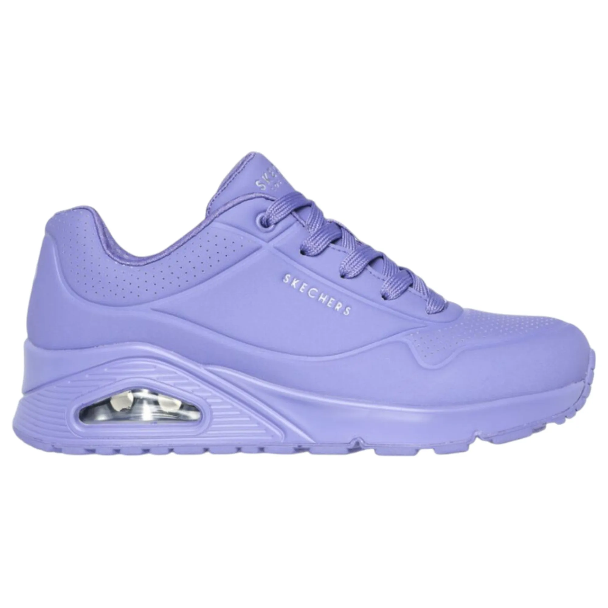 Womens Skechers Uno - Stand On Air Shoes Lilac