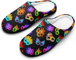 Womens Slippers Soft Bedroom Slip-On Shoes Ladies Halloween Cute Ghosts Slippers Cotton House Slippers Indoor Outdoor