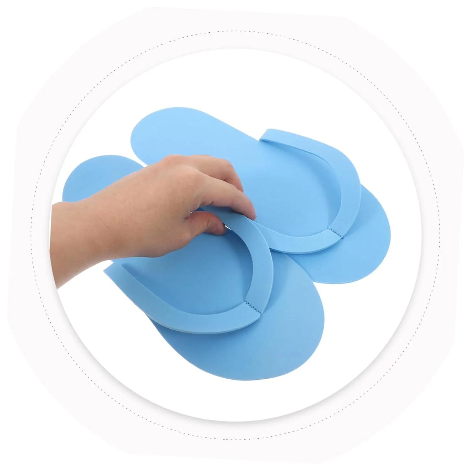 Womens Summer Home Slippers Women's Disposable Slippers for Nail Salons Spa