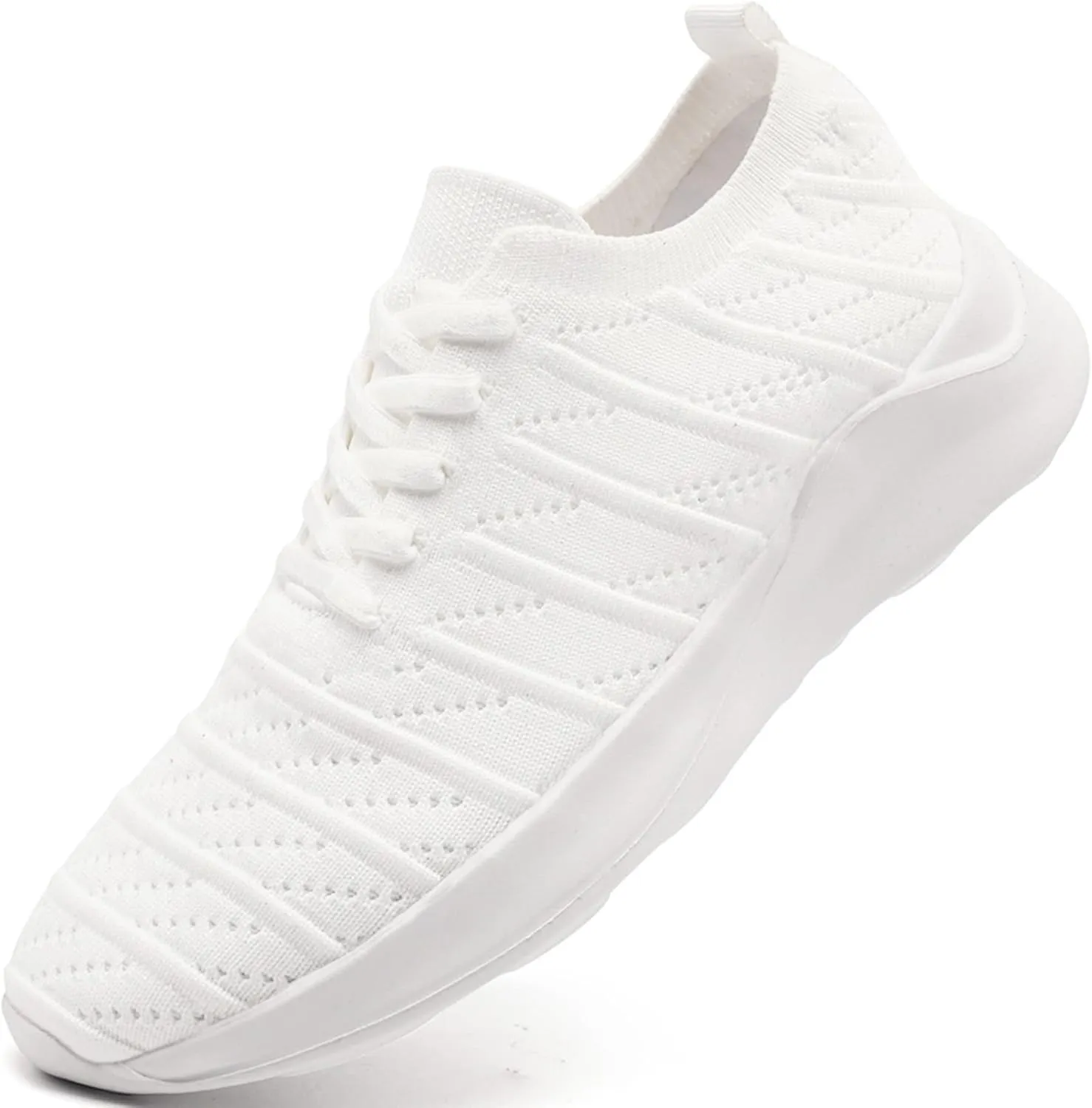 Womens Tennis Slip On Running Shoes Breathable Sneakers Athletic Lightweight Gym Sports Walking Shoes