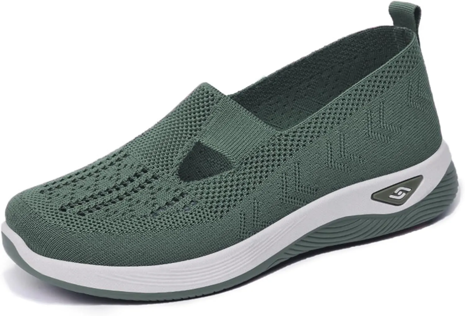 Women's Woven Orthopedic Breathable Soft Shoes Go Walking Slip on Diabetic Foam Shoes Sneakers,Women's Woven Breathable Soft Sole Shoes Sneakers