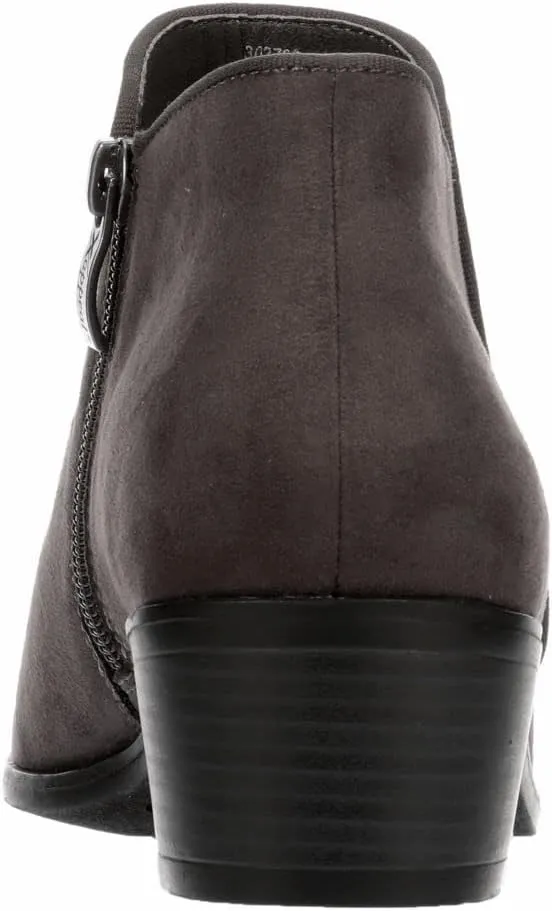 XAPPEAL Stewart - Women's Low Block Heel Slip-On Ankle Booties