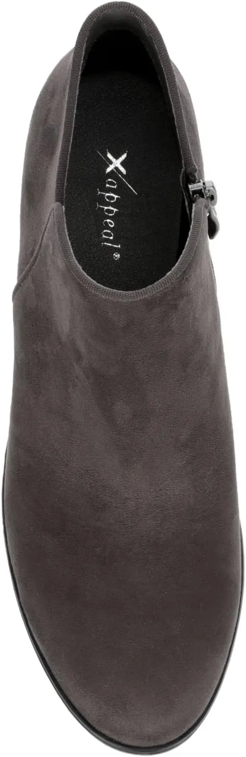 XAPPEAL Stewart - Women's Low Block Heel Slip-On Ankle Booties