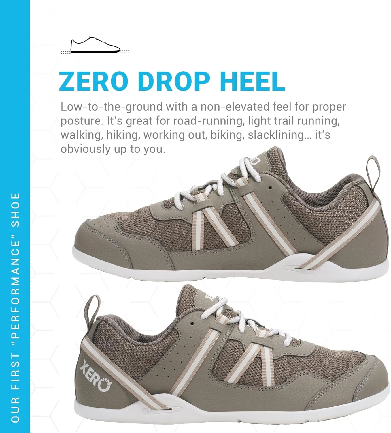 Xero Shoes Men’s Prio Barefoot Athletic Sneaker