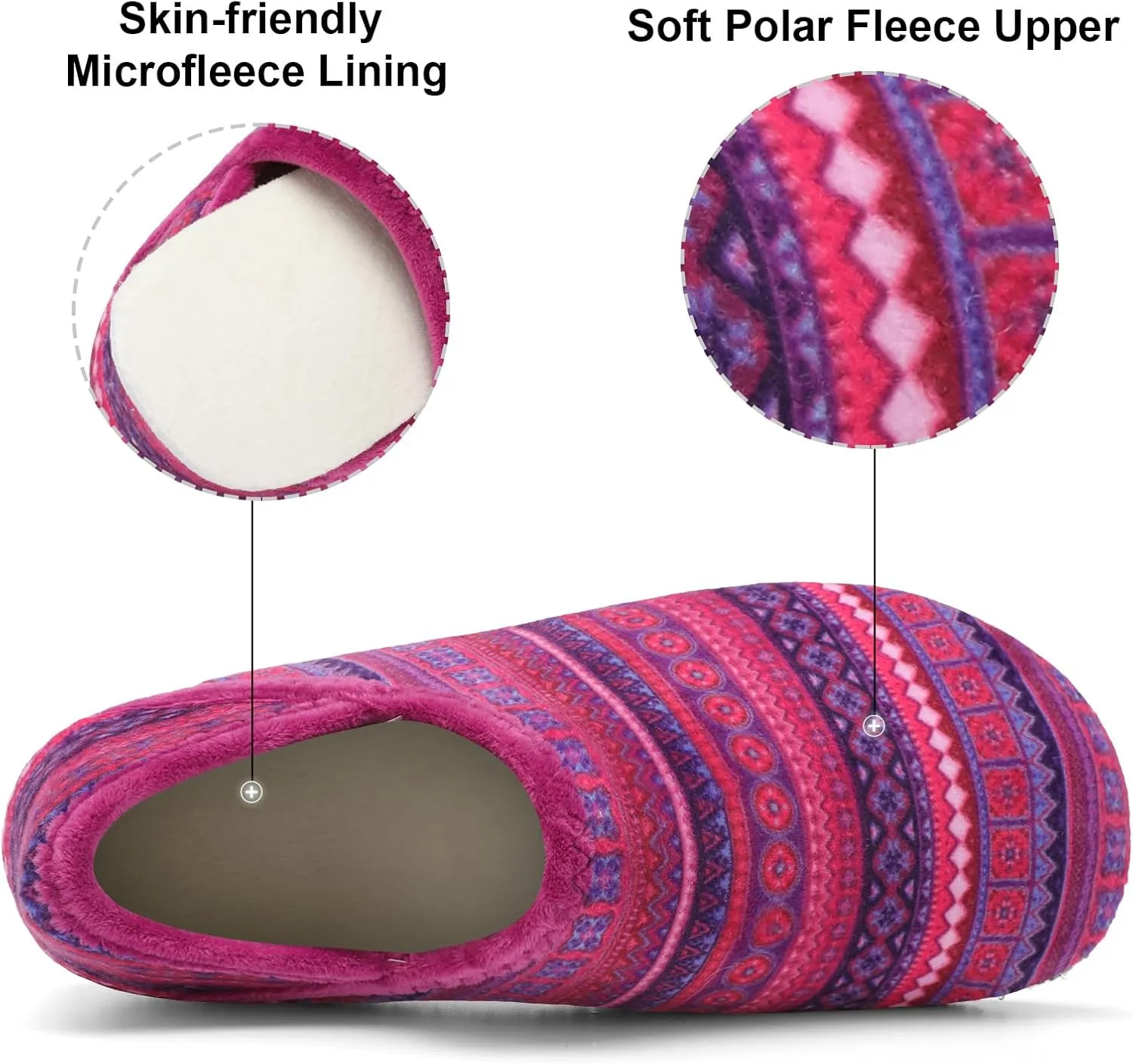 XIHALOOK House Slippers for Women Men Cozy Sock Shoes with Soft Rubber Sole Slip On for Indoor/Outdoor
