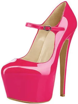 Yolkomo Platform Heels for Women Ankle Strap Stiletto High Heel Sandals
