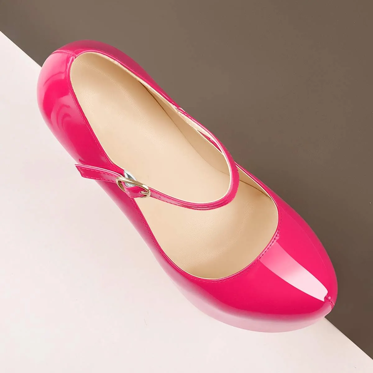 Yolkomo Platform Heels for Women Ankle Strap Stiletto High Heel Sandals