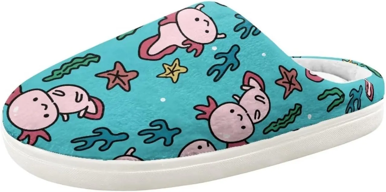 Ystardream Winter Fuzzy House Slippers With Arch Support for Girls Kids Toddlers
