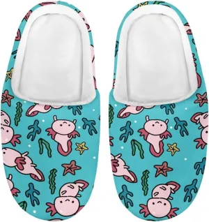 Ystardream Winter Fuzzy House Slippers With Arch Support for Girls Kids Toddlers